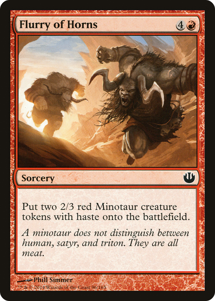 Flurry of Horns (096) Foil - Journey into Nyx