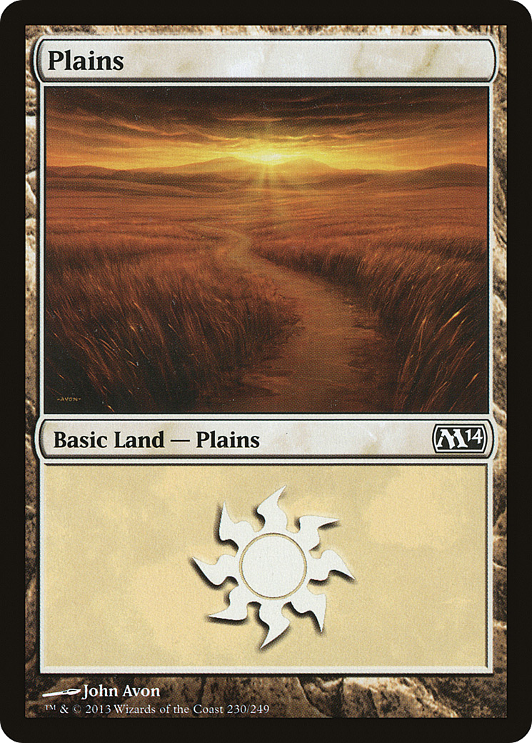 Plains (230) Foil - Magic 2014