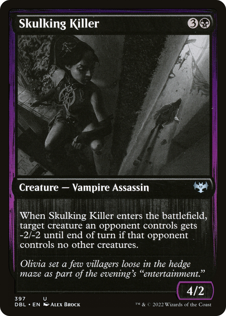 Skulking Killer (397) Foil - Innistrad: Double Feature