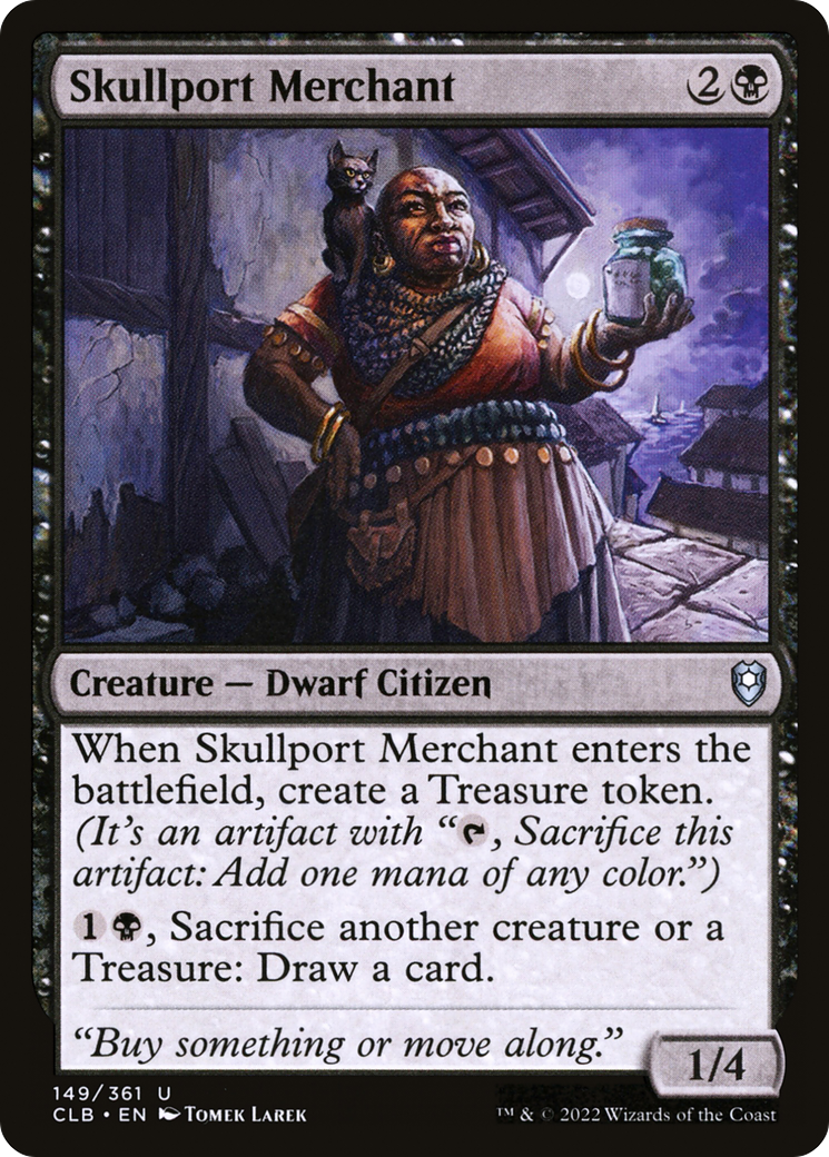 Skullport Merchant (149) Foil - Commander Legends: Battle for Baldur's Gate