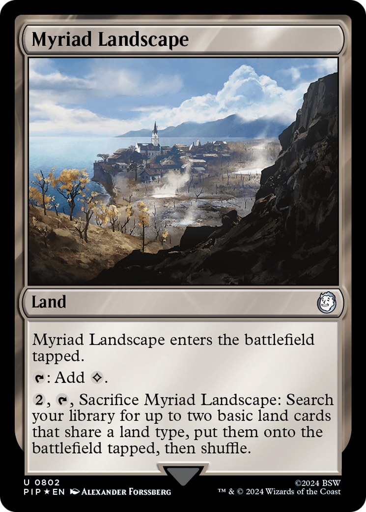 Myriad Landscape (Surge Foil) (802) Foil - Fallout