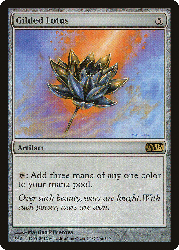 Gilded Lotus (206) Foil - Magic 2013