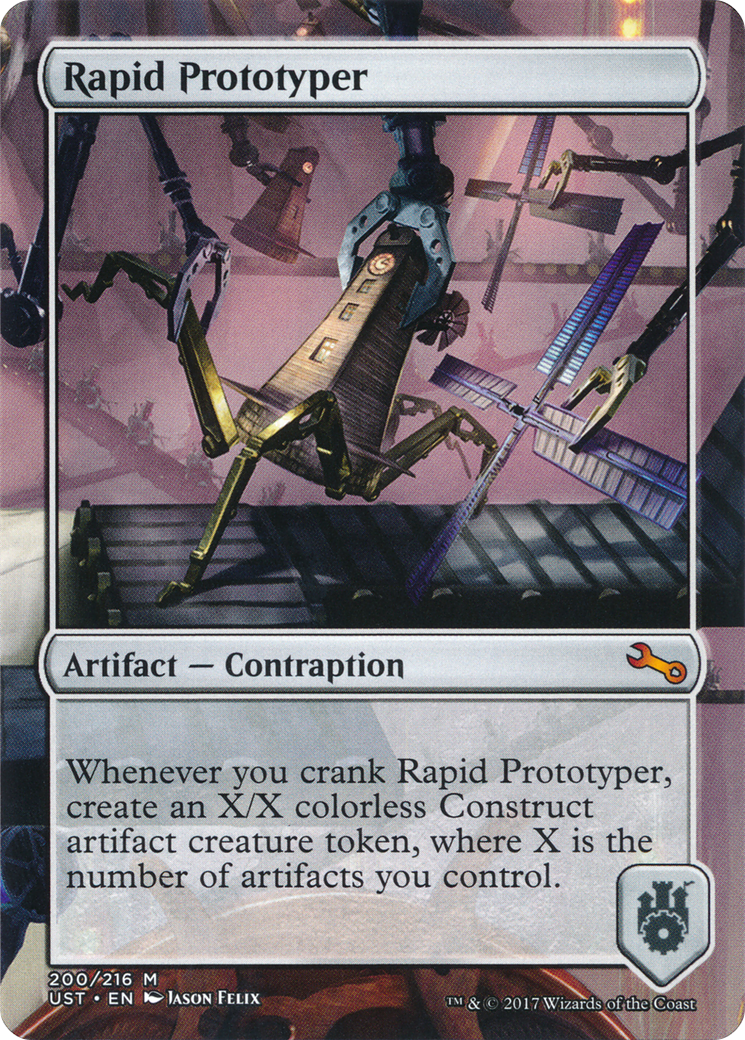 Rapid Prototyper (200) - Unstable