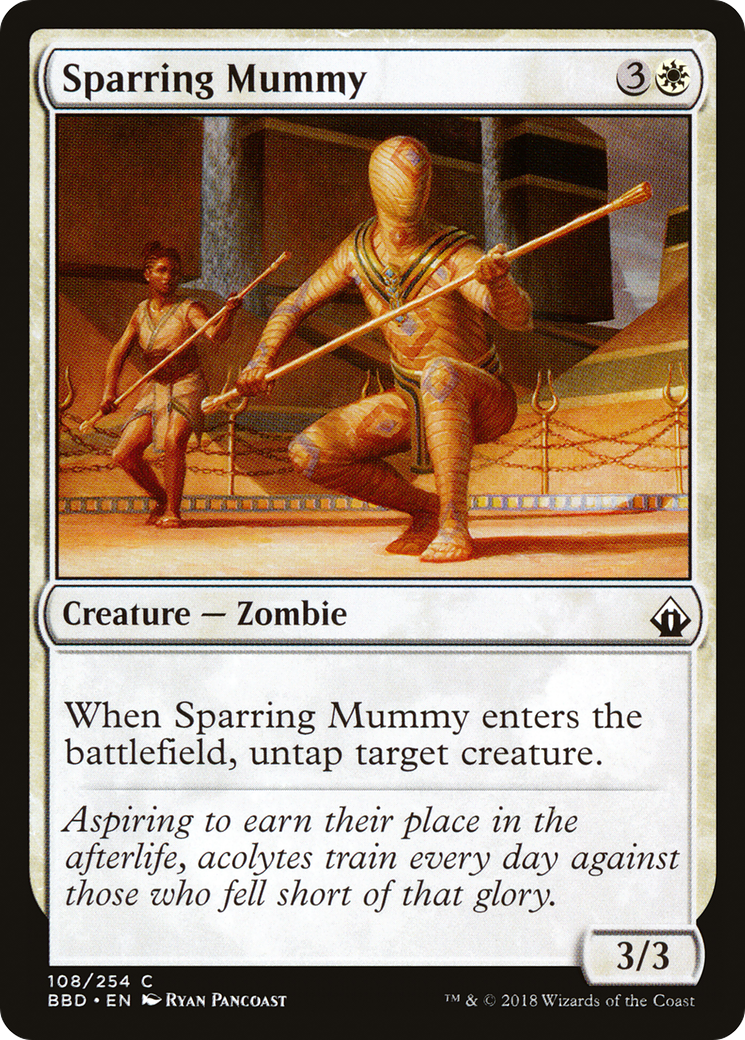 Sparring Mummy (108) Foil - Battlebond