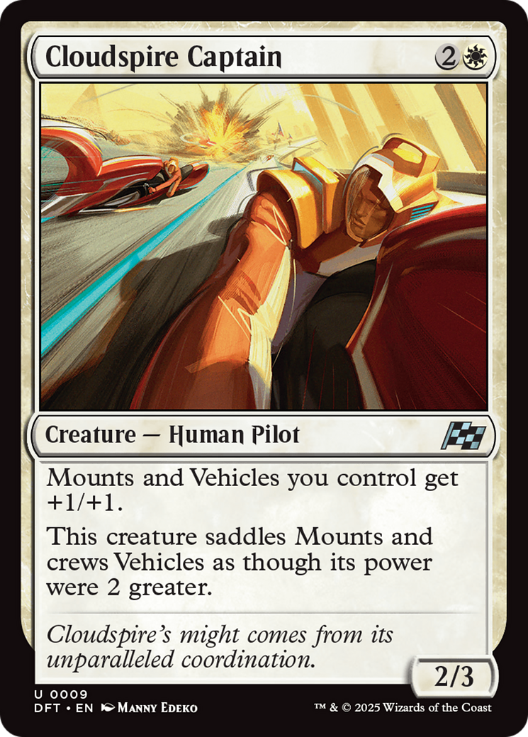 Cloudspire Captain Foil (009) - Aetherdrift