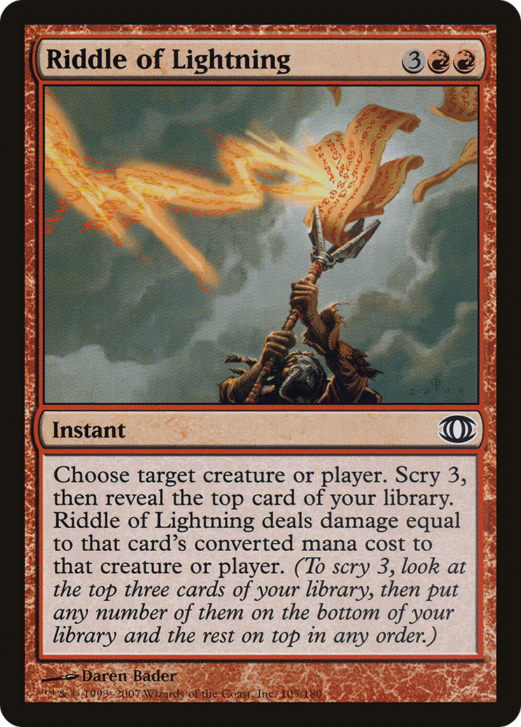 Riddle of Lightning (105) - Future Sight