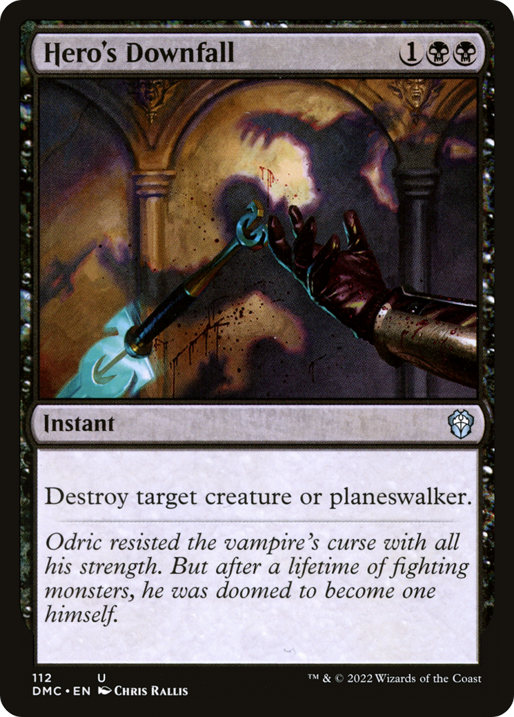 Hero's Downfall (112) - Dominaria United Commander