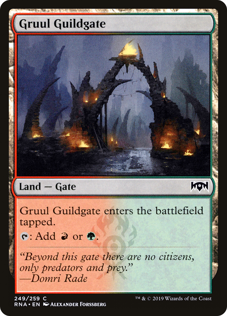 Gruul Guildgate (249) Foil - Ravnica Allegiance