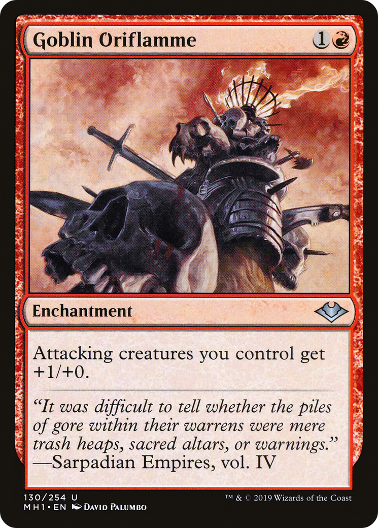 Goblin Oriflamme (130) Foil - Modern Horizons
