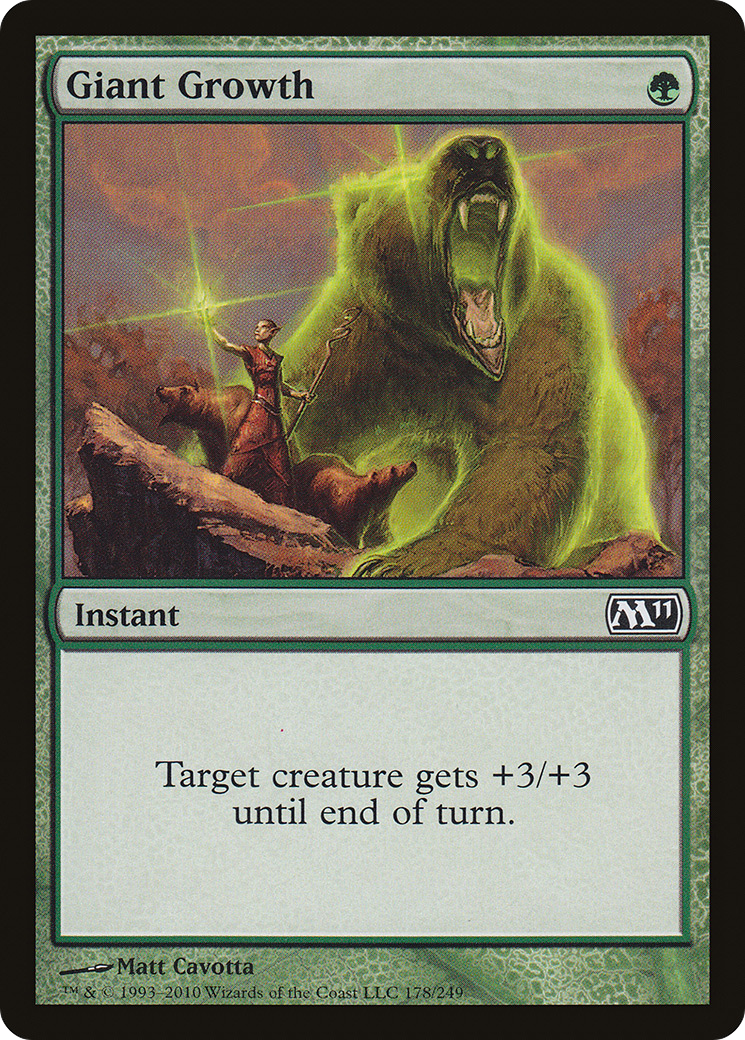 Giant Growth (178) Foil - Magic 2011