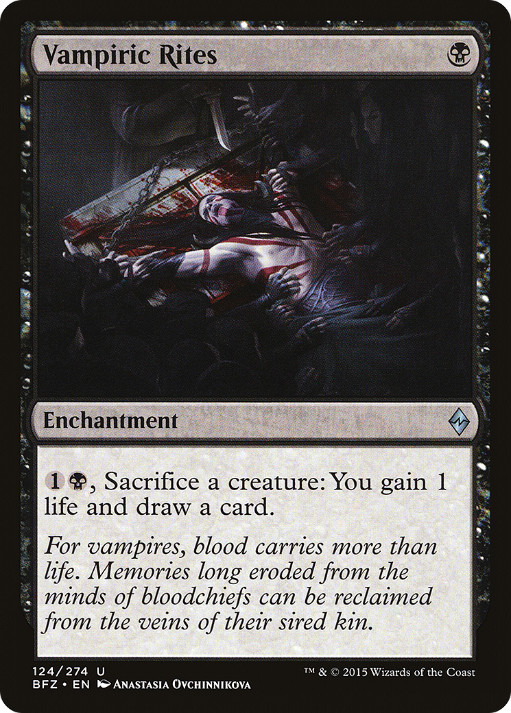 Vampiric Rites (124) - Battle for Zendikar