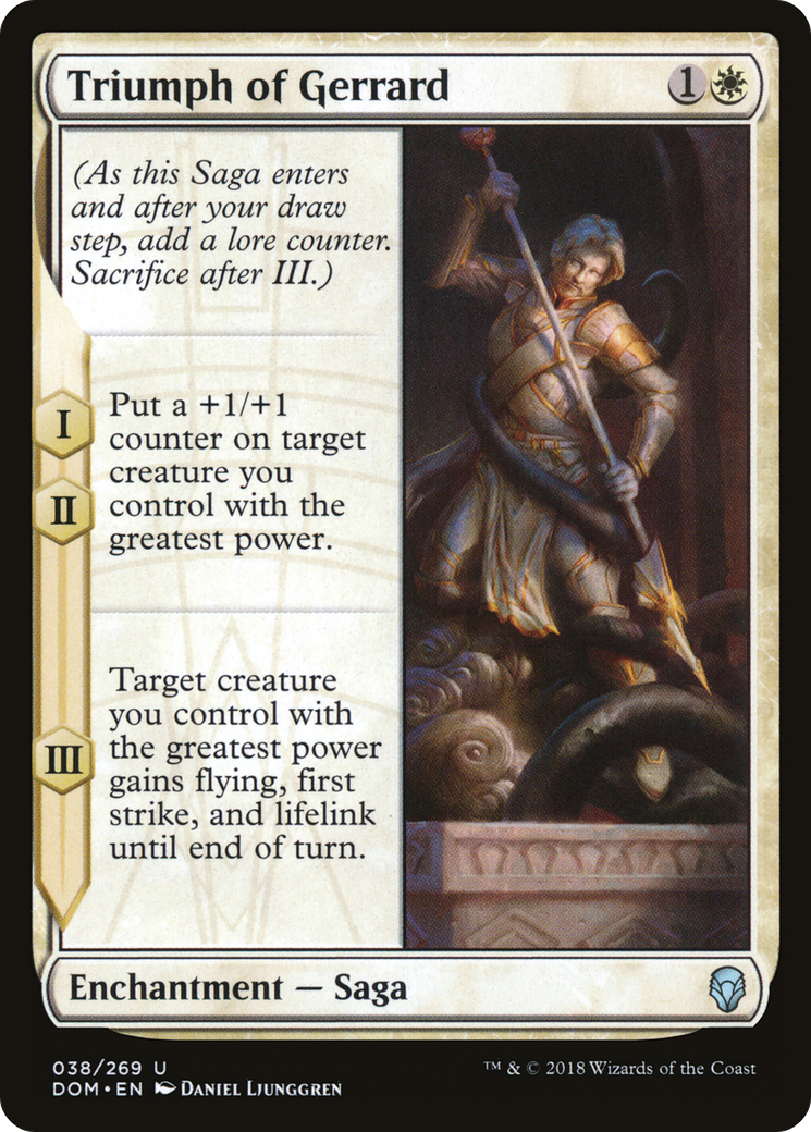 Triumph of Gerrard (038) Foil - Dominaria