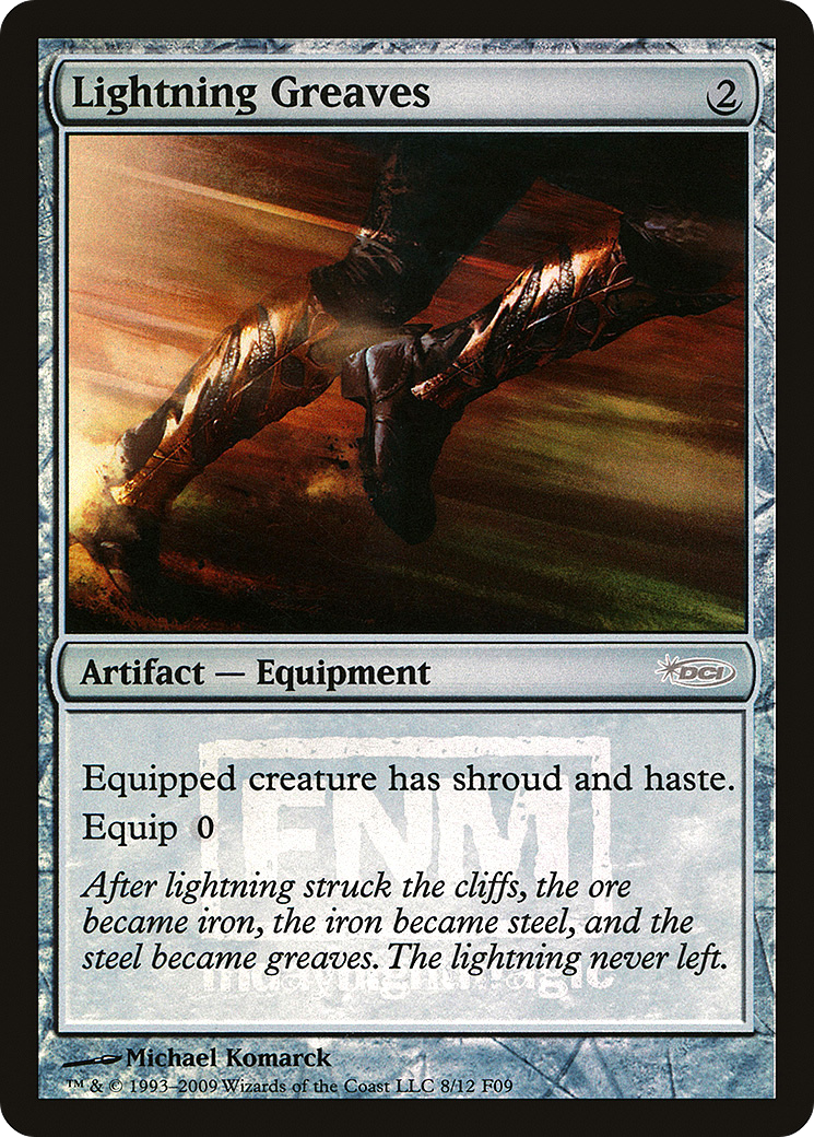 Lightning Greaves (008) Foil - Friday Night Magic 2009