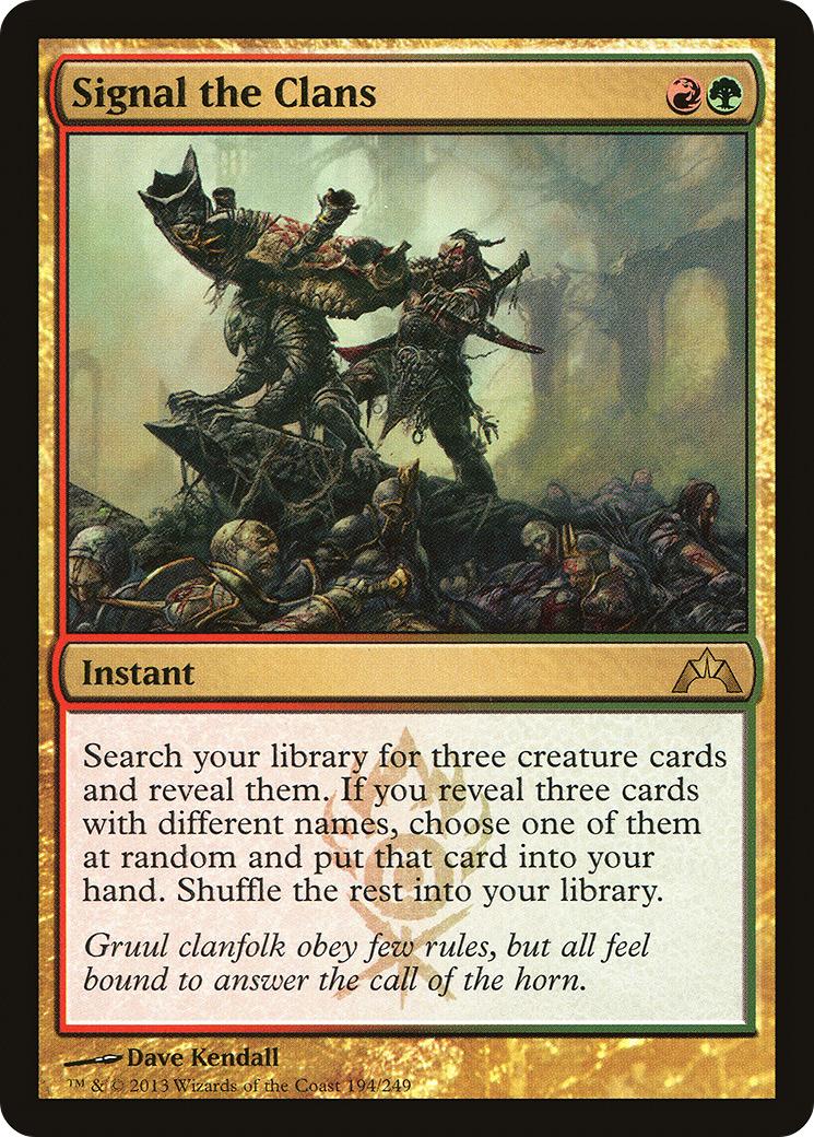 Signal the Clans (194) Foil - Gatecrash