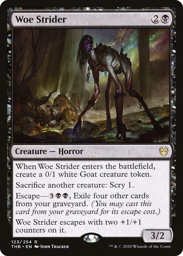 Woe Strider (123) Foil - Theros Beyond Death