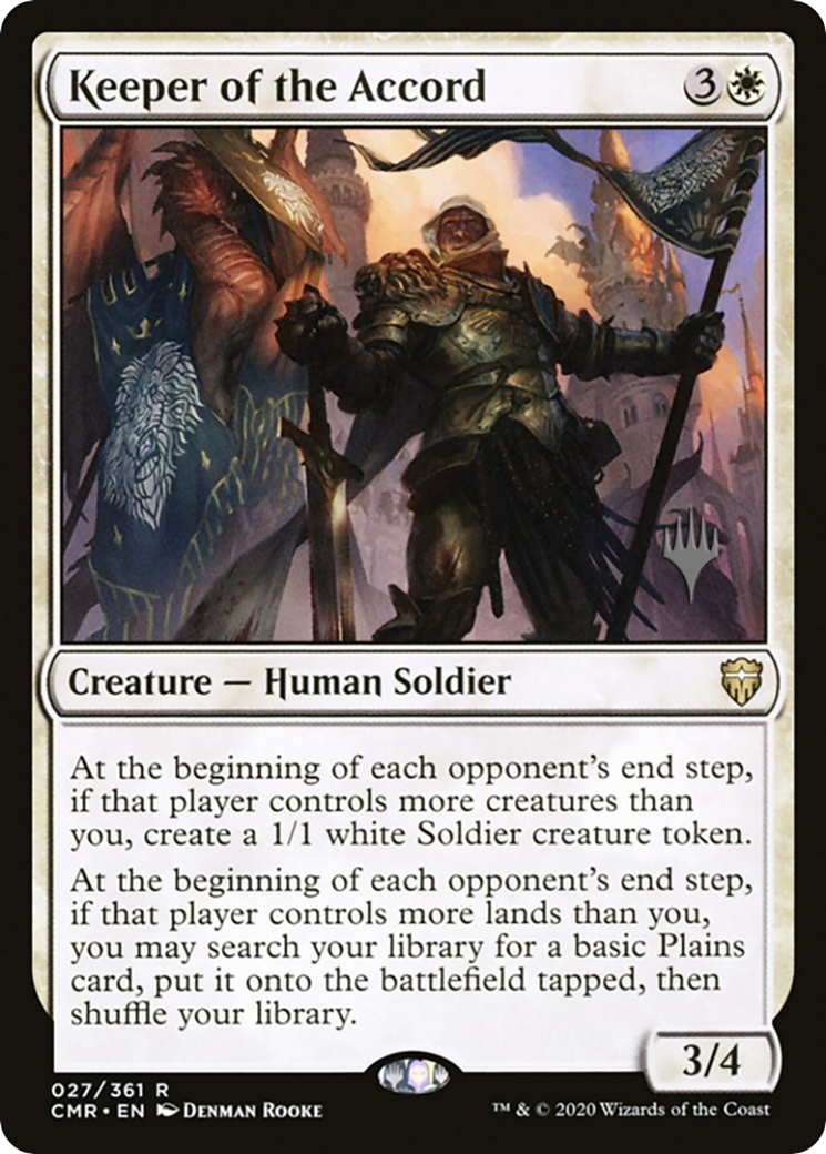 Keeper of the Accord (027) Foil - Commander Legends Promos