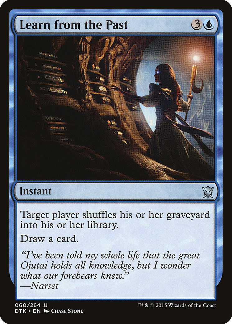 Learn from the Past (060) Foil - Dragons of Tarkir