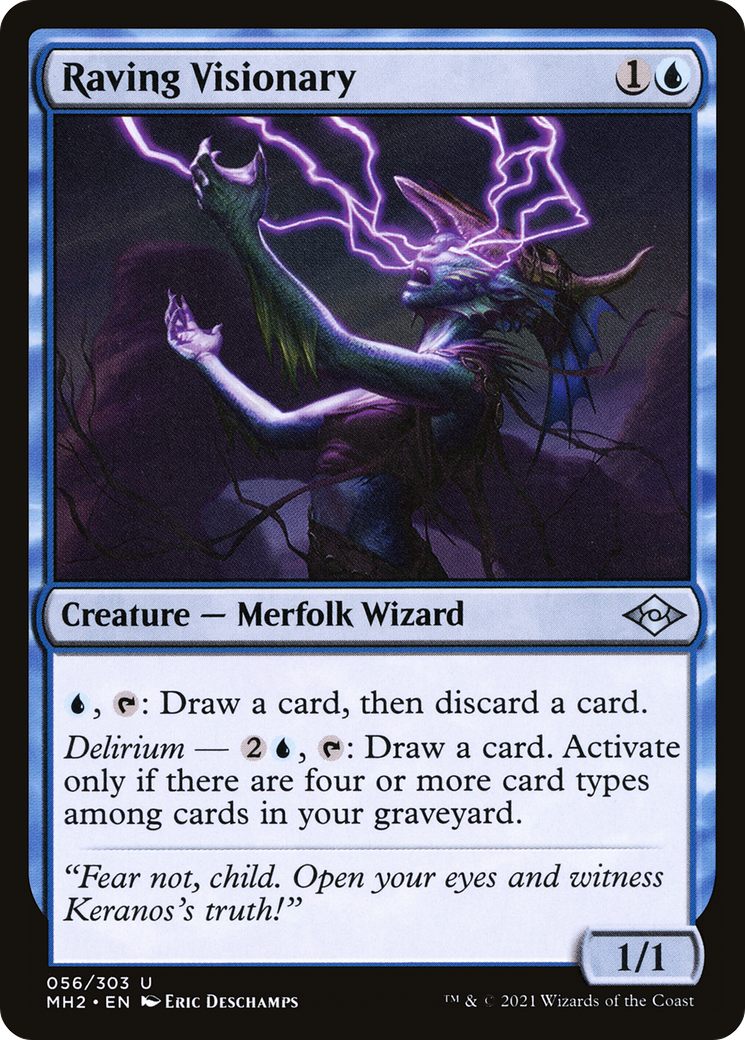 Raving Visionary (056) Foil - Modern Horizons 2