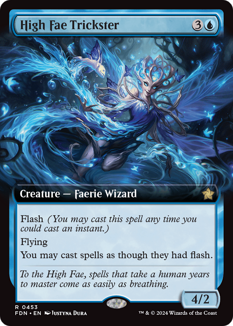 High Fae Trickster (Extended Art) (453) Foil - Foundations