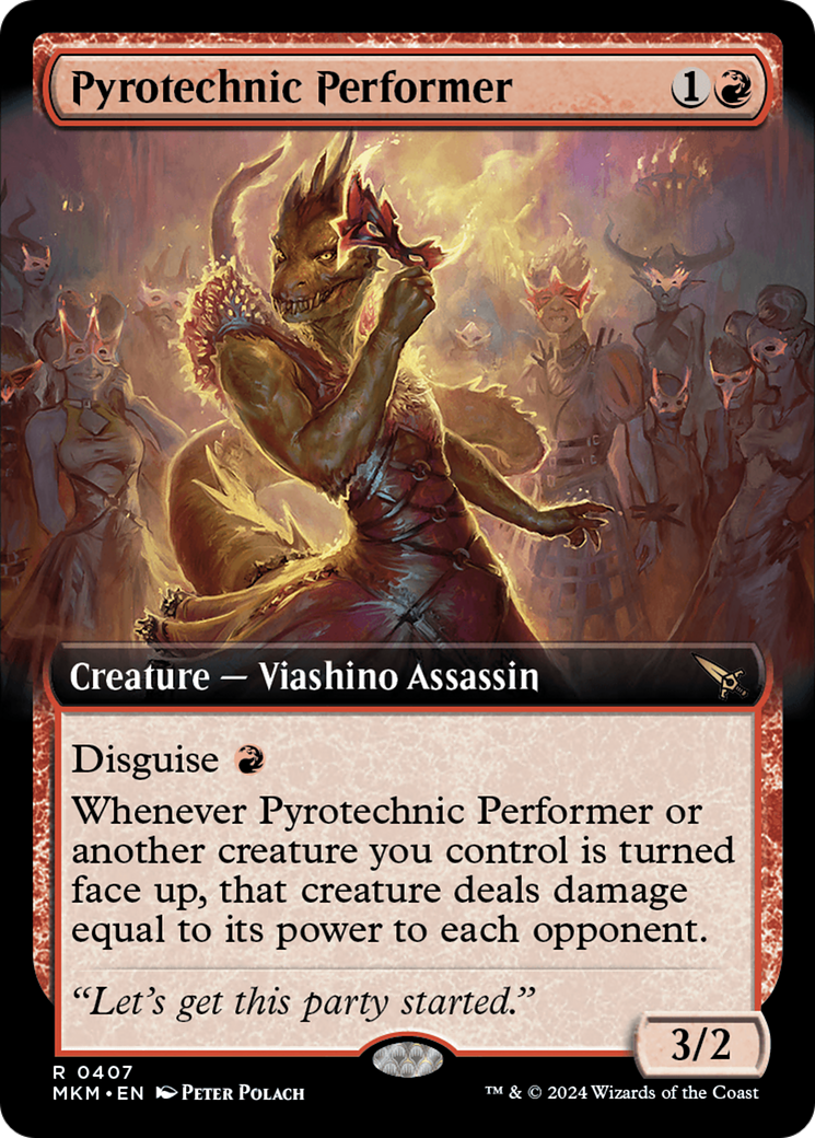 Pyrotechnic Performer: (Extended Art) (407)