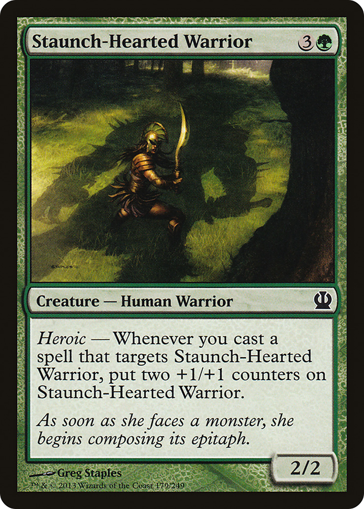 Staunch-Hearted Warrior (179) - Theros