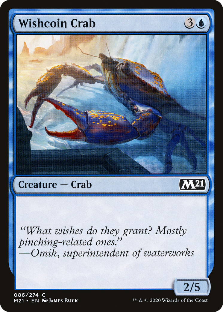 Wishcoin Crab (086) Foil - Core Set 2021