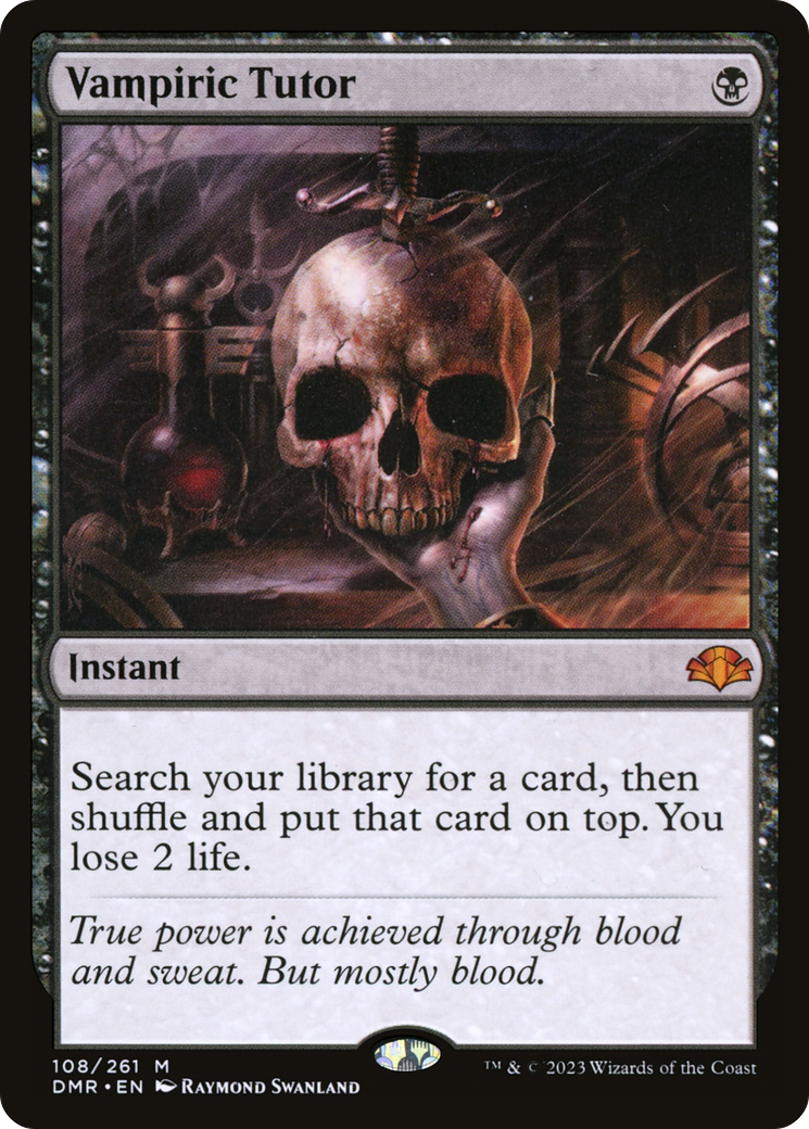 Vampiric Tutor (108) - Dominaria Remastered