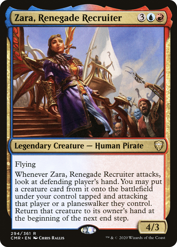 Zara, Renegade Recruiter (294) - Commander Legends
