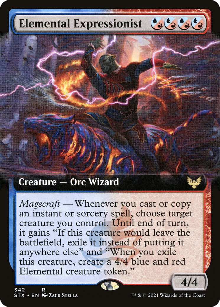 Elemental Expressionist (Extended Art) (342) - Strixhaven: School of Mages