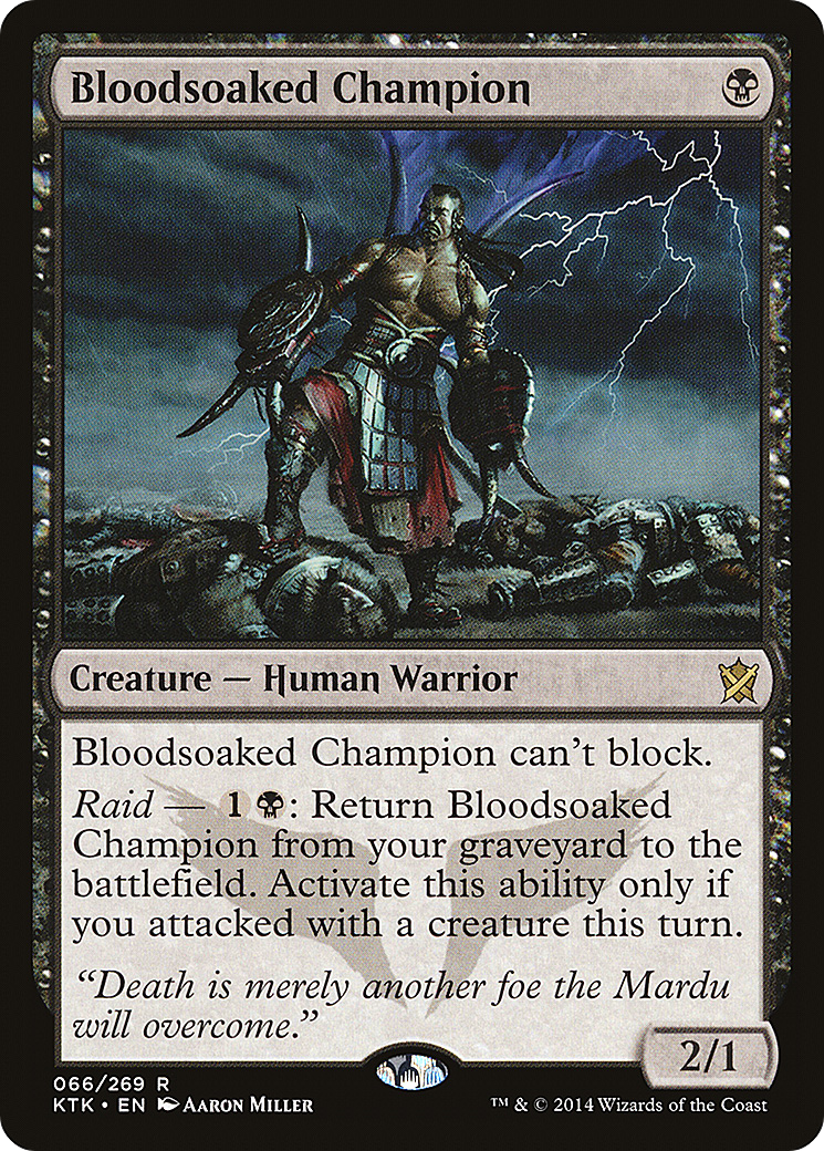 Bloodsoaked Champion (066) Foil - Khans of Tarkir