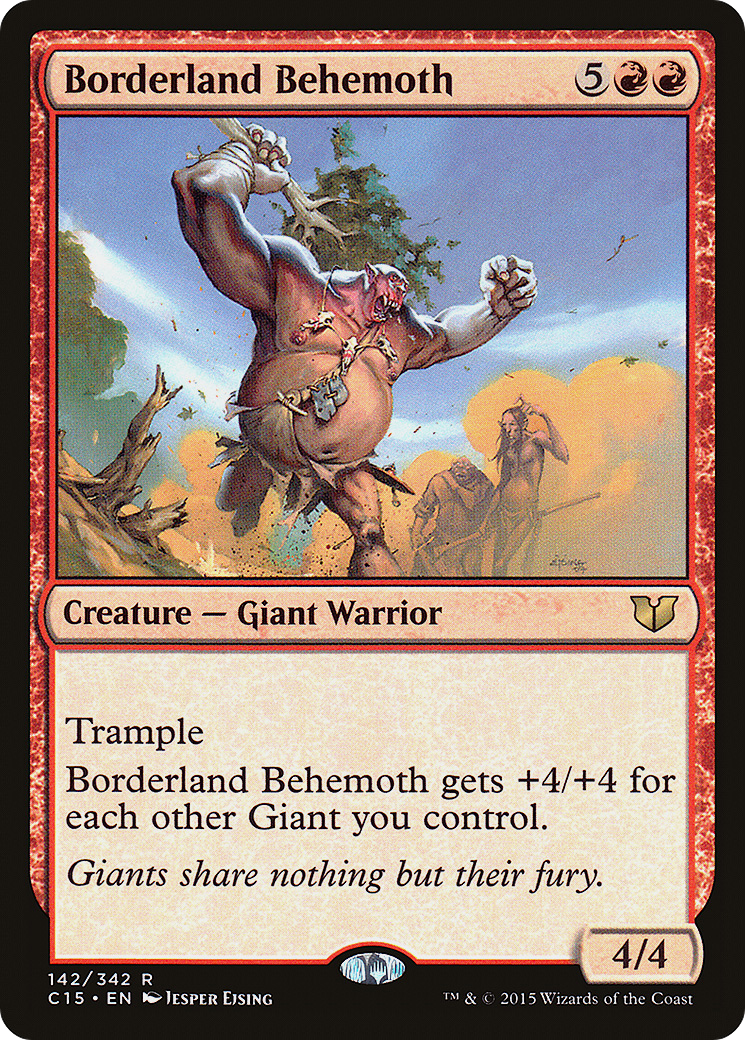 Borderland Behemoth (142) - Commander 2015