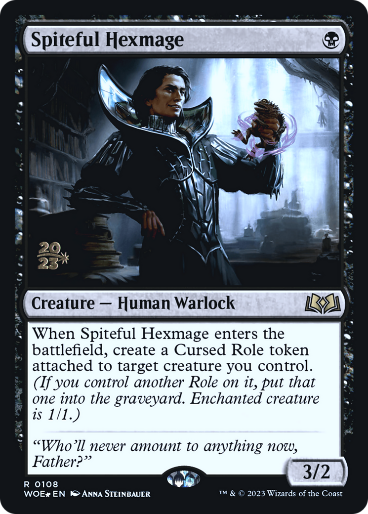 Spiteful Hexmage (108) Foil - Wilds of Eldraine Promos