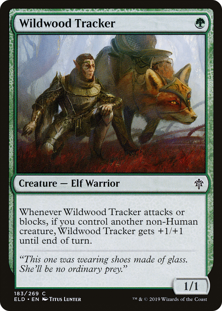 Wildwood Tracker (183) Foil - Throne of Eldraine