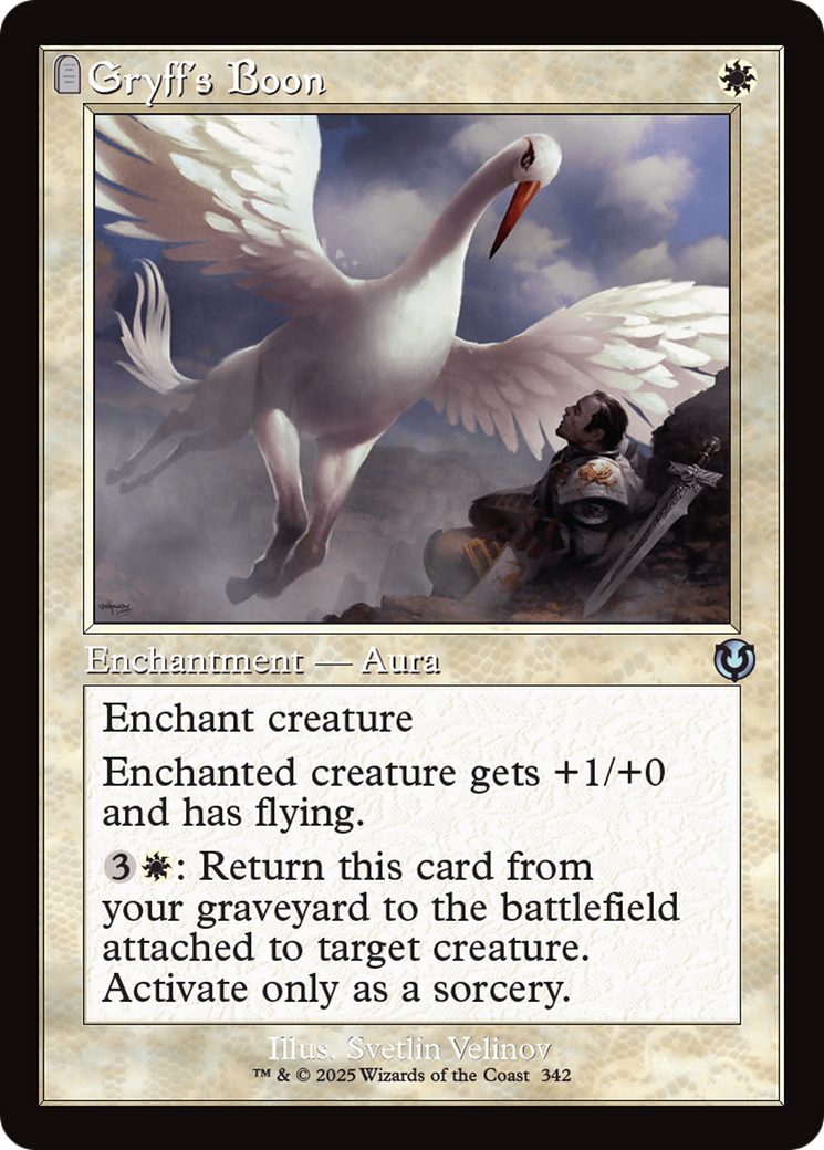 Gryff's Boon (Retro Frame) (342) - Innistrad Remastered