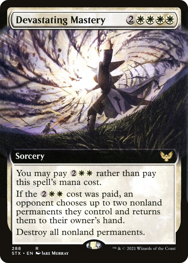 Devastating Mastery (Extended Art) (288) - Strixhaven: School of Mages