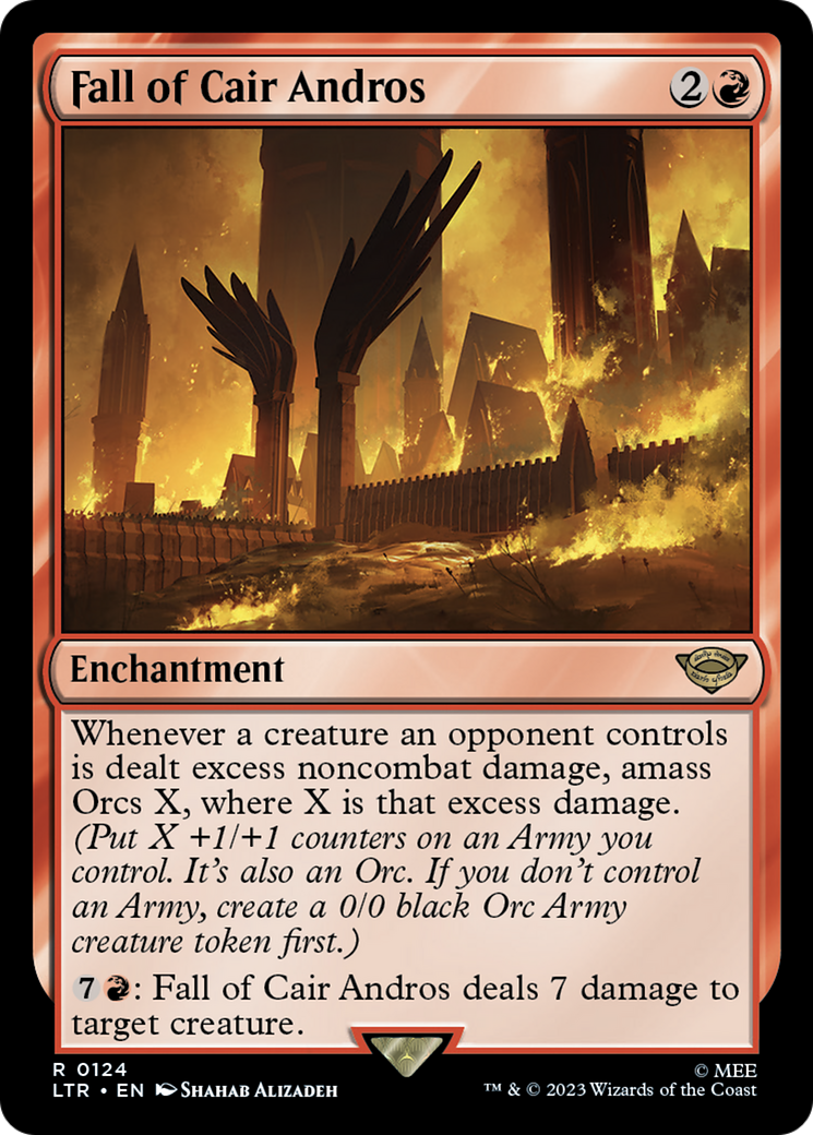 Fall of Cair Andros (124) Foil - The Lord of the Rings: Tales of Middle-earth