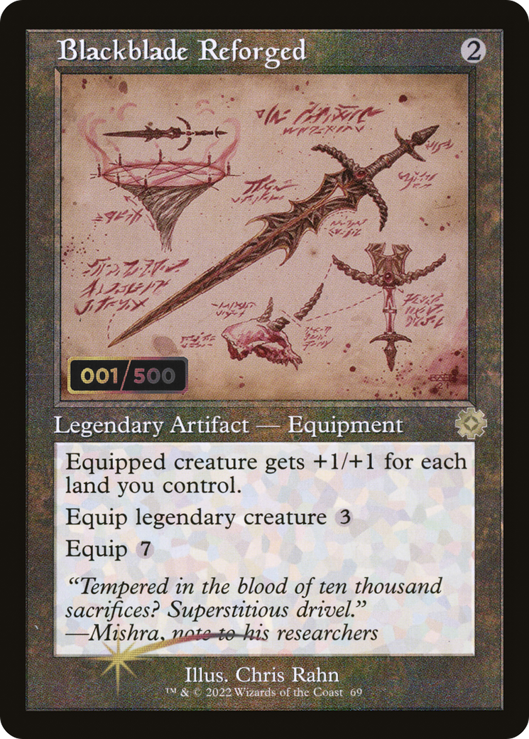 Blackblade Reforged (Retro) (69z) Foil - The Brothers' War Retro Artifacts