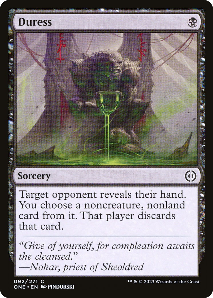 Duress (092) Foil - Phyrexia: All Will Be One