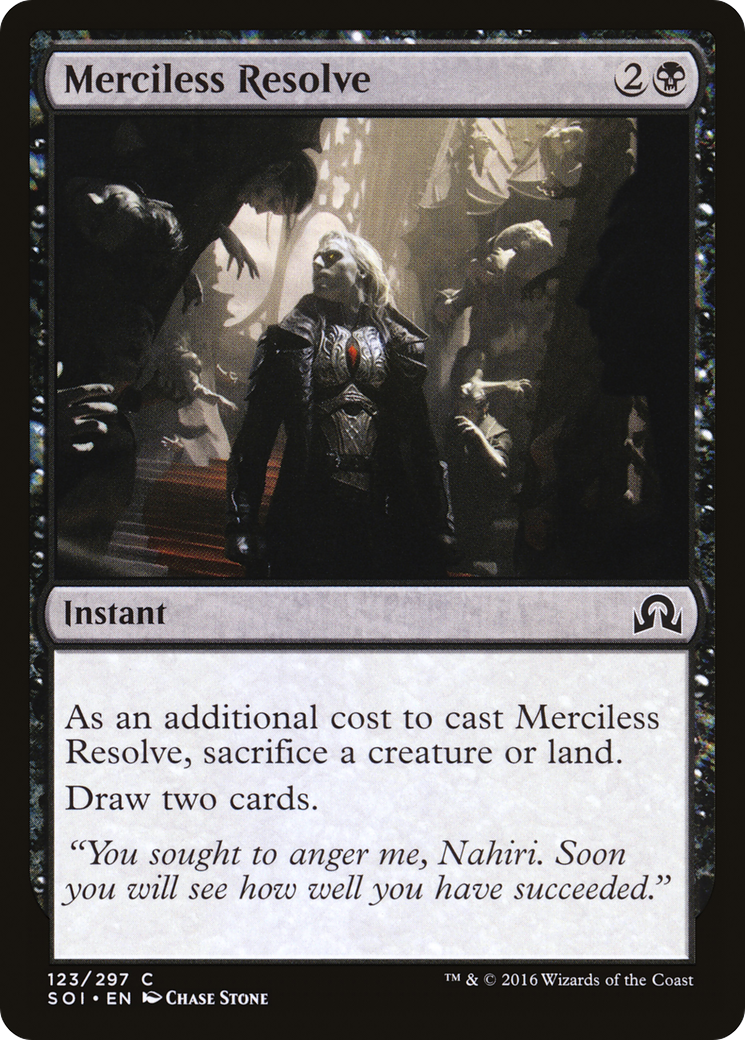 Merciless Resolve (123) Foil - Shadows over Innistrad