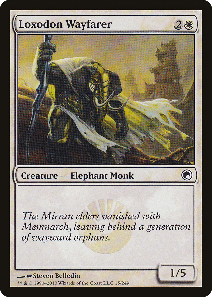 Loxodon Wayfarer (015) Foil - Scars of Mirrodin