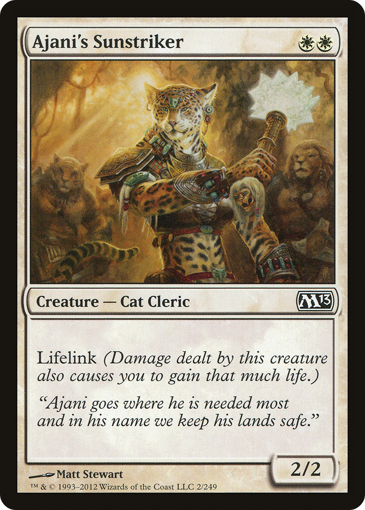 Ajani's Sunstriker (002) - Magic 2013