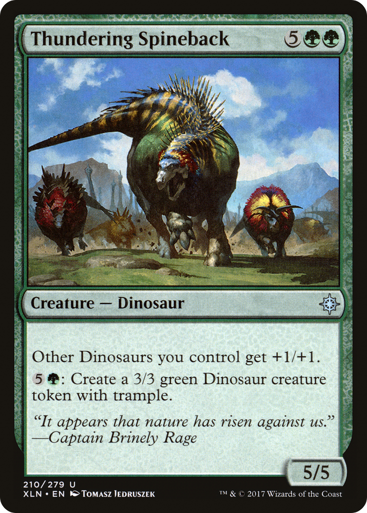 Thundering Spineback (210) - Ixalan