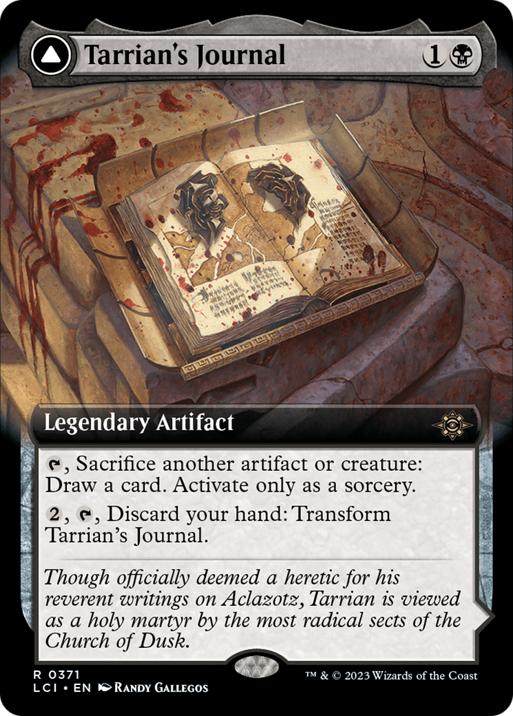Tarrian's Journal (Extended Art) (371) Foil - The Lost Caverns of Ixalan