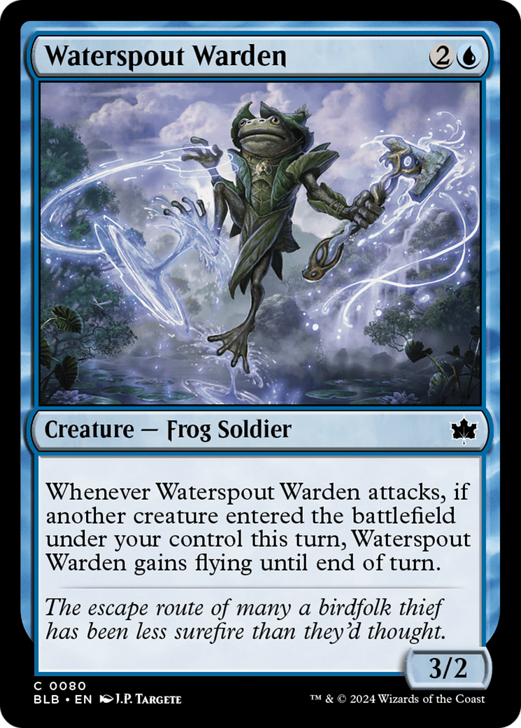 Waterspout Warden (080) Foil - Bloomburrow
