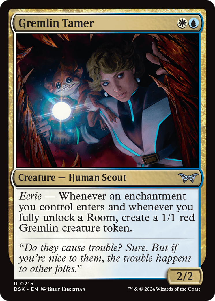 Gremlin Tamer (215) Foil - Duskmourn: House of Horror
