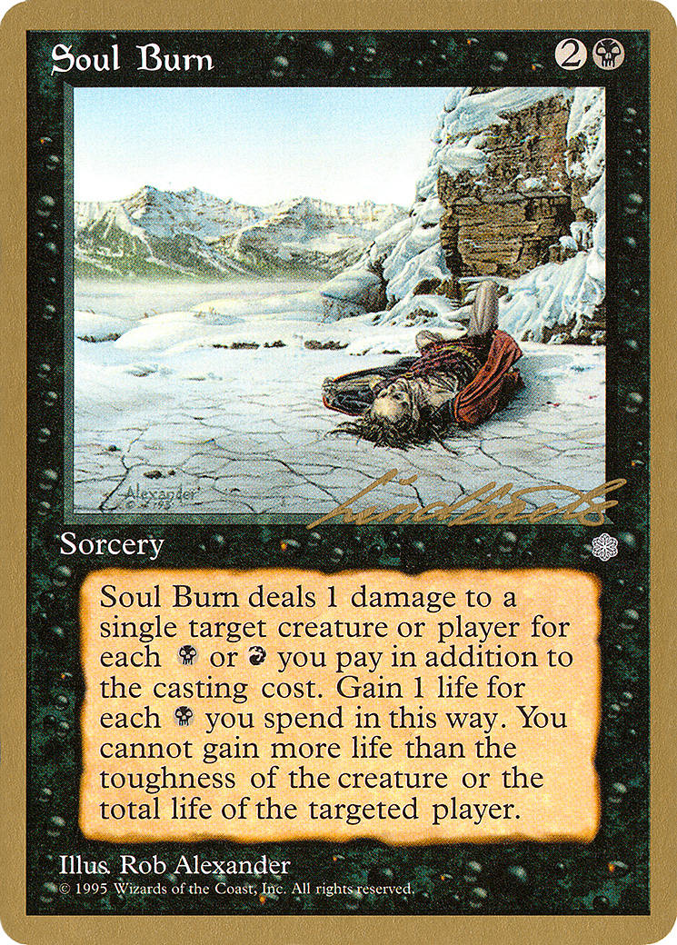 Soul Burn - 1996 Leon Lindback (ICE) - Pro Tour Collector Set