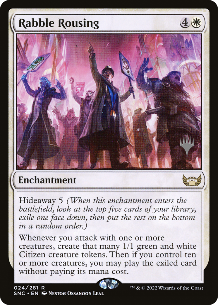 Rabble Rousing (024) Foil - Streets of New Capenna Promos