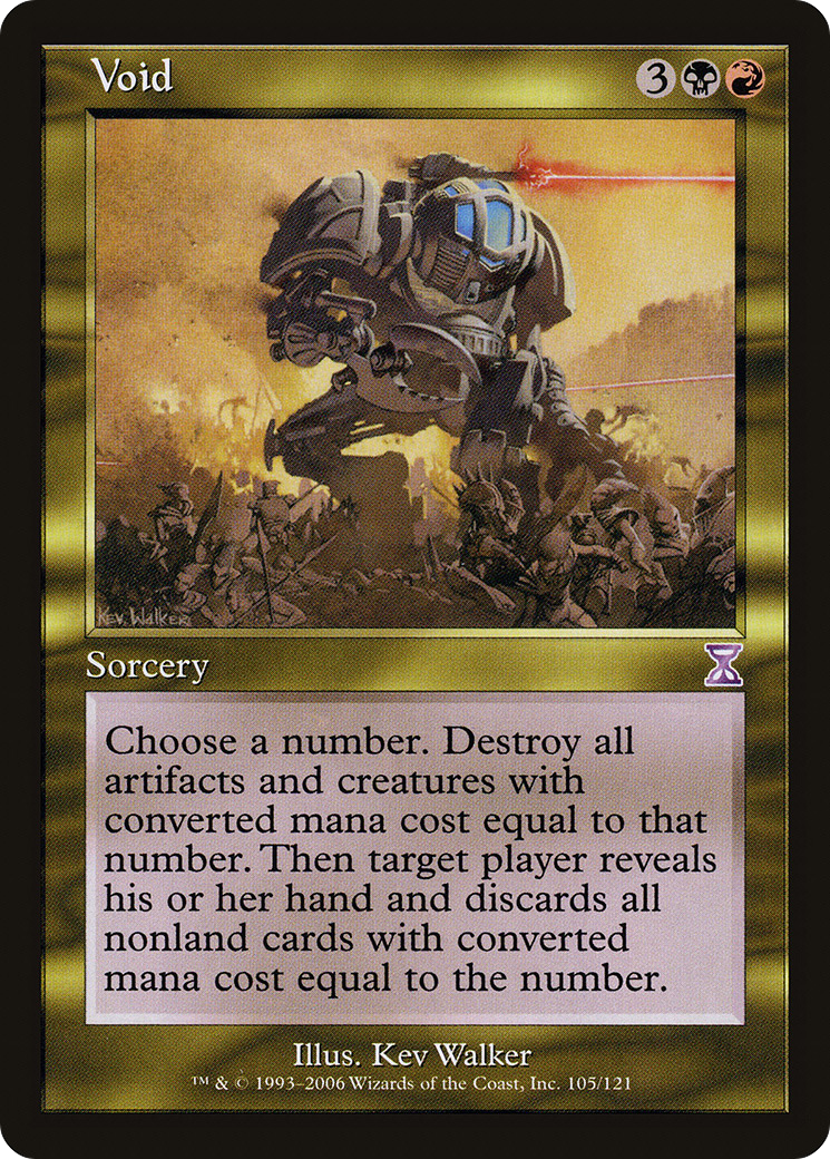 Void (Retro) (105) Foil - Time Spiral Timeshifted