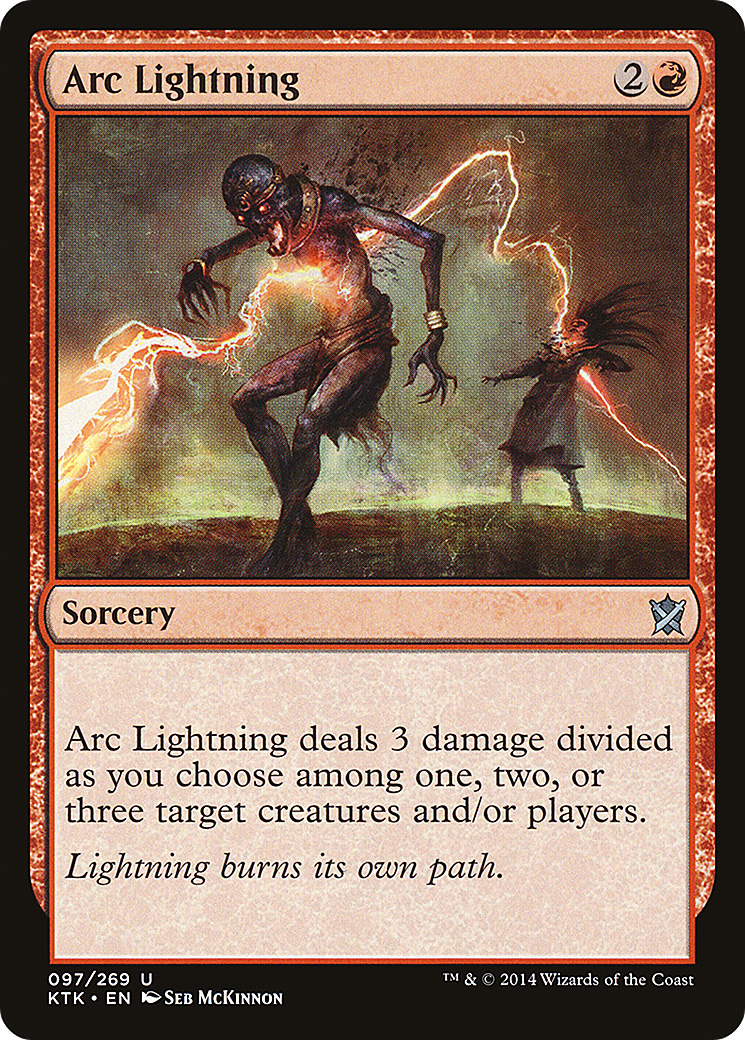 Arc Lightning (097) - Khans of Tarkir