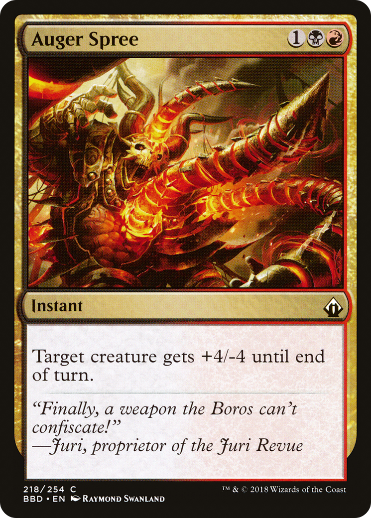 Auger Spree (218) Foil - Battlebond